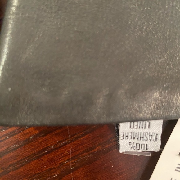 NWT Italian leather gloves with cashmere lining - Picture 7 of 9